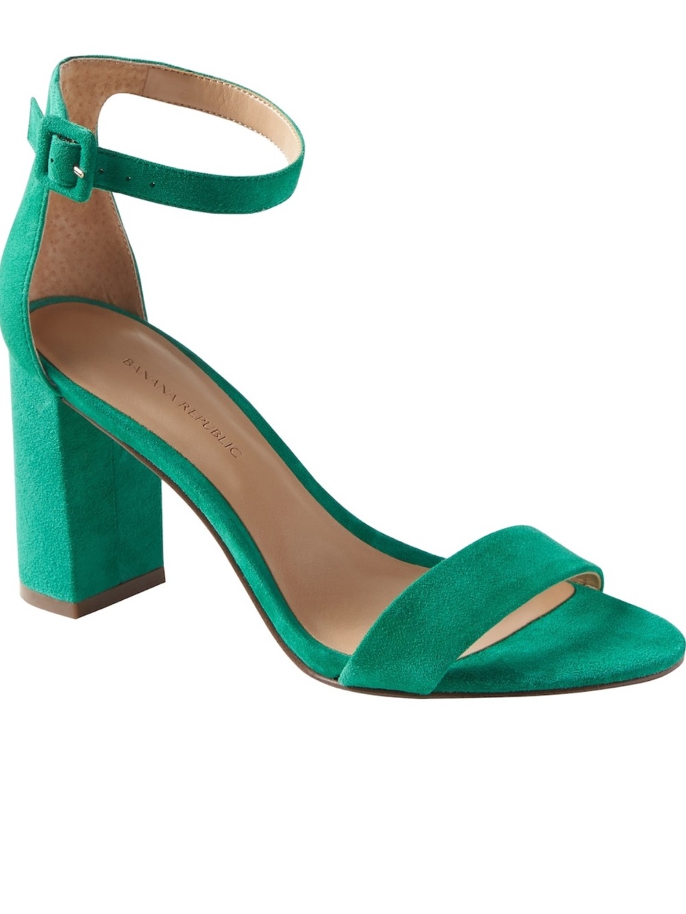 Banana Republic heels made with genuine suede size 7.5
